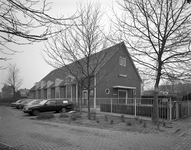 71860 Gezicht op het kerkgebouw Immanuël (Gemeente des Heeren; Vaartscherijnstraat 53) te Utrecht, vanuit het zuidoosten.